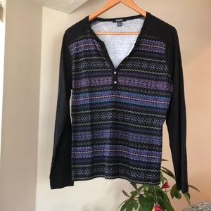 CHAPS long sleeve top